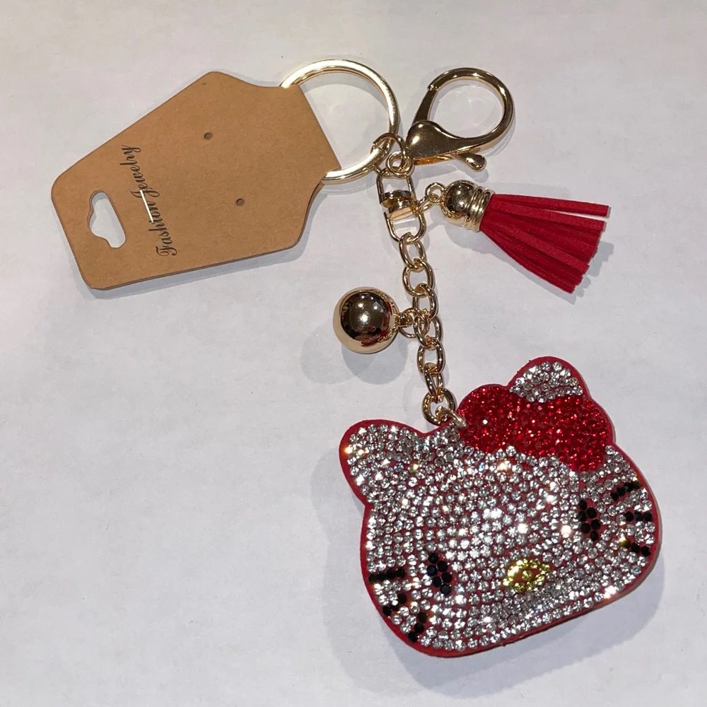Elegant Hello Kitty Bag or Key Charm